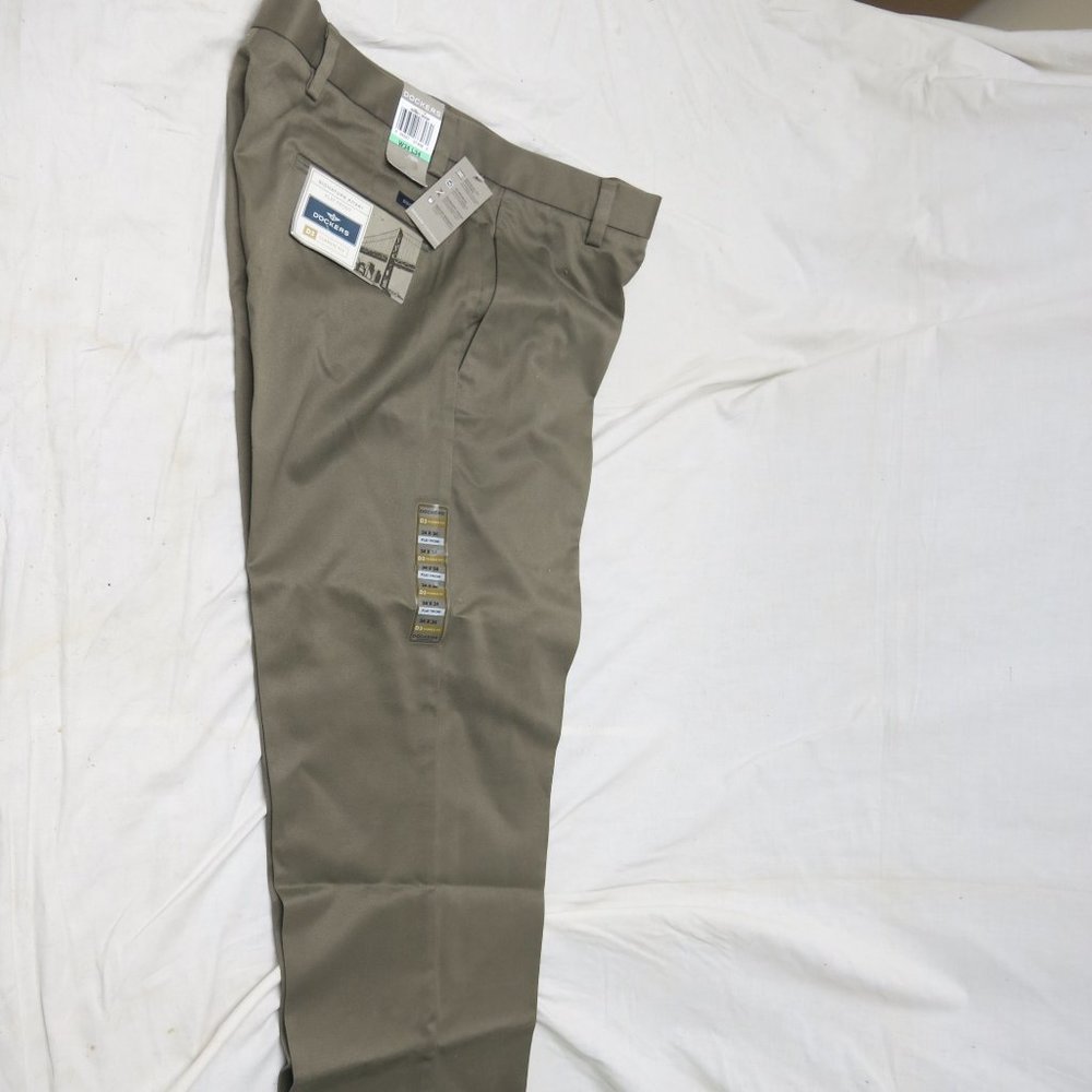 Dockers D3 Flat Front Pants 34 x 34 Signature